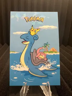 Slowpoke & Lapras - Cracked Ice Holo - Electric Pikachu Database - Pokemon - Image 1