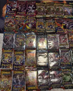 Lot of 60 Pokemon Booster Packs All Open Please Read - Image 2