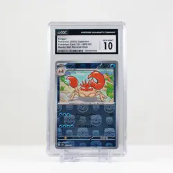 Pokemon 2023 Kingler 151 099/165 Master Ball Reverse Holo Japan CGC 10 Gem Mint - Image 2