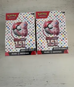 POKEMON TCG SCARLET VIOLET 151 BOOSTER BUNDLE X2 BRAND NEW SEALED - Image 1