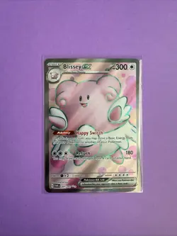 Pokemon Blissey ex 201/167 Twilight Masquerade SV Ultra Rare Full Art - Image 1