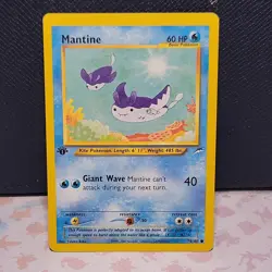 Pokemon Mantine 74/105 1st Edition NEO Destiny - Image 1