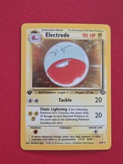 1st Edition Electrode 2/64 Jungle 1999 Holo Rare WOTC Pokemon Card TCG - Image 1