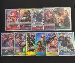 Lot Of 11 One Piece SR Cards No Duplicates - Image 1