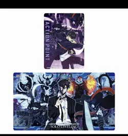 Union Arena Solo Leveling Playmat & Action Point Card Set Bandai Fest *IN HAND* - Image 1