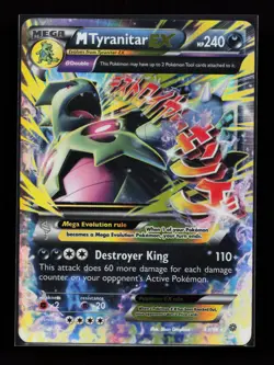 M Tyranitar EX 43/98 Ultra Rare XY - Ancient Origins Pokemon Card - Image 1