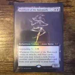Overlord of the Balemurk (Extended Art) Duskmourn: House of Horror Foil Nm - Image 1