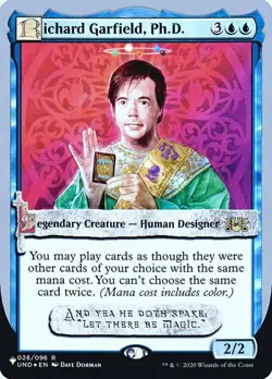 [1x] Richard Garfield, Ph.D. - Foil - The List (UND) Near Mint, English The List - Image 1