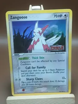 HP Zangoose 25/108 Holo Stamped EX Power Keepers Pokemon Card - Image 1