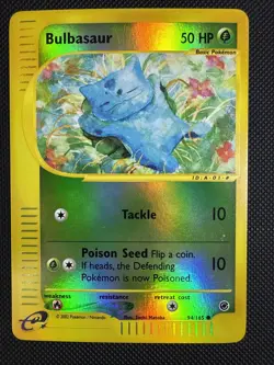 Pokemon Bulbasaur Expedition 94/165 Revere Holo Rare 2002 E-Reader - Image 1