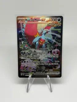 Roaring Moon ex 251/182 Sv04: Paradox Rift Special Illustration Rare Pokemon NM - Image 1