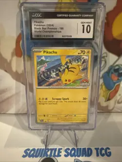 Pikachu #190 Pokemon Promo CGC 10 - Image 1