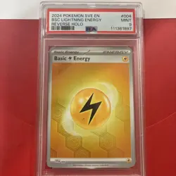 Pokemon TCG Lightning Energy Reverse Holo Shrouded Fable PSA 9 Mint - Image 3