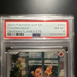 Pokemon Charmander #044 Scarlet & Violet Promo Holo PSA 8 2023 TCG - Image 2