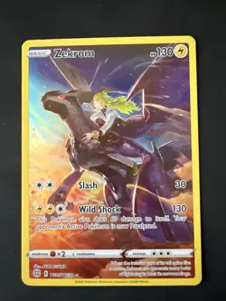 Pokemon TCG Zekrom Holo Ultra Rare Trainer Gallery TG05/TG30 Brilliant Stars - Image 1
