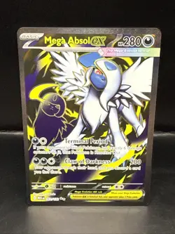 Pokemon TCG Mega Absol ex 161/132 ME01: Mega Evolution Ultra Rare Near Mint - Image 1