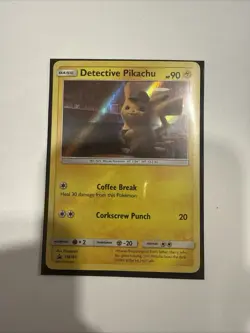 Pokemon TCG Detective Pikachu Detective Pikachu SM190 Promo - Image 1