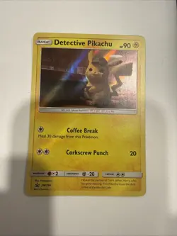 Pokemon TCG Detective Pikachu Detective Pikachu SM190 Promo - Image 3