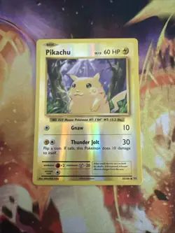 Pikachu 35/108 Pokemon Common Evolutions Reverse Holo - Image 1