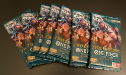 LOT of (7) ONE PIECE TCG TWO LEGENDS OP-08 Sealed English BOOSTER PACKS MangaU - Image 1