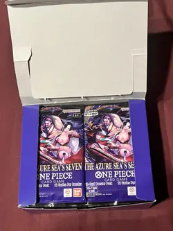 One Piece TCG English OP-14-EB04 The Azure Sea's Seven Loose Booster Pack - Image 1