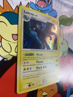 Pokemon TCG Legends Awakened Luxray Lv 51 8/146 Holo Rare 2008 Card LP/NM Swirl - Image 2