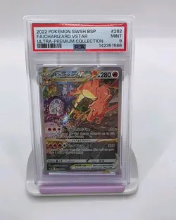PSA 9 Charizard VSTAR Holo SWSH262 Promo Ultra-Premium Collection Pokemon Card - Image 1