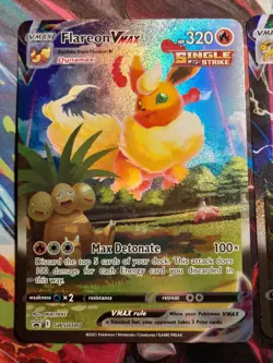 JUMBO CARD SET Vaporeon VMAX SWSH182 Jolteon VMAX SWSH184 Flareon VMAX SWSH180 - Image 2
