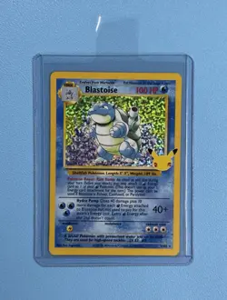 Blastoise 2/102 Celebrations Classic Collection Pokemon Card Mint NM - Image 3