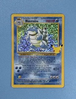 Blastoise 2/102 Celebrations Classic Collection Pokemon Card Mint NM - Image 5
