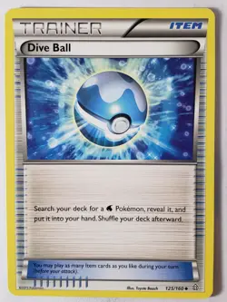 Dive Ball 125/160 LP - Primal Clash Pokemon Card - $2 Combined Shipping - Image 1