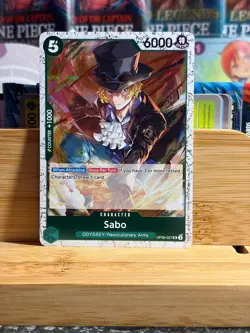 SABO 027 Premium Booster -The Best- Vol. 2 Pirate Foil One Piece Card Game NM - Image 1