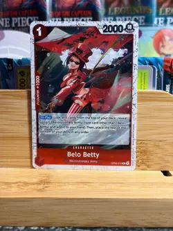 BELO BETTY 015 Premium Booster -The Best- Pirate Foil One Piece Card Game NM - Image 1