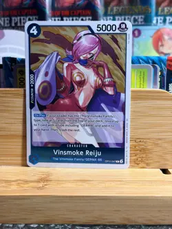 VINSMOKE REIJU 047 A Fist of Divine Speed Rare One Piece Card Game NM - Image 1