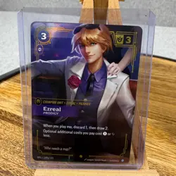 Riftbound Ezreal Prodigy (Purple) Champion Unit Card Alt Art 149a/221 - Image 1