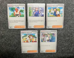 5 CARDS New Pokemon TCG Black Star Promo Trainer Set SVP 219, 220, 221, 222, 223 - Image 1