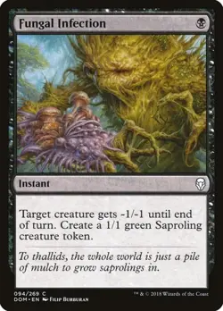 4 x Fungal Infection (094) Dominaria NM MTG Magic The Gathering PLAYSET - Image 1