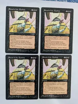 4 Ritual of the Machine Alliances MTG NM Free shipping with tracking - Image 1