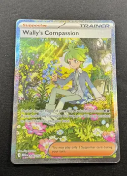 Pokemon Wally's Compassion 186/132 Special Illustration Mega Evolution Holo NM - Image 1