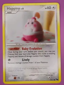 Happiny 014/017 Pop Series 8 Regular Finish Mid-Era Pokemon Card - Image 1