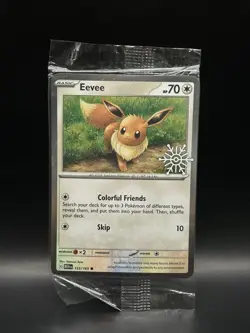 Sealed Holiday Stamped Eevee 133/165 (swirl) - Pokemon 151 Card - NM - Image 1