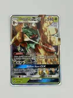 Pokemon Decidueye GX 12/149 Sun and Moon Full Art Holo Foil Ultra Rare 2017 - Image 1
