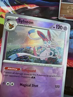 Sylveon Holo Poke Ball Pattern Error Slight Texture Shift 040/131 Prismatic PRE - Image 1