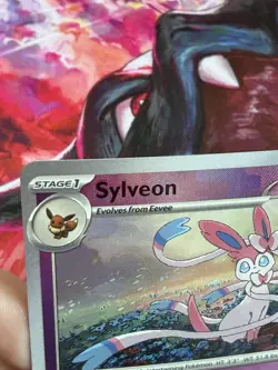 Sylveon Holo Poke Ball Pattern Error Slight Texture Shift 040/131 Prismatic PRE - Image 2