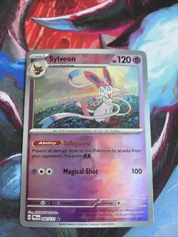 Sylveon Holo Poke Ball Pattern Error Slight Texture Shift 040/131 Prismatic PRE - Image 4