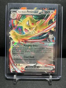 Team Rocket's Persian ex 150/182 Double Rare Pokemon 2025 Destined Rivals NM - Image 1