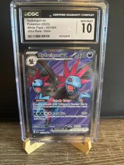 Pokemon Hydreigon ex White Flare 163/086 Super Rare Holo CGC 10 - Image 1