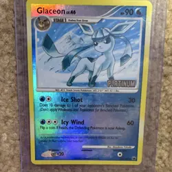 Pokemon Glaceon Platinum Burger King 20/100 Stage 1 HP90 Promo Reverse Holo - Image 1