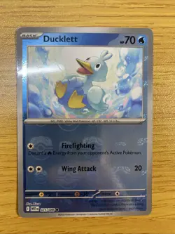 Pokemon TCG Ducklett 025/086 (Master Ball Pattern) - White Flare - English - Image 1