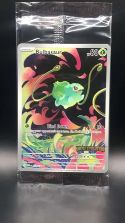 Bulbasaur - (Mega Evolution Stamped) 133/132 Pokemon SEALED Near Mint Holo✨✨✨✨✨✨ - Image 2